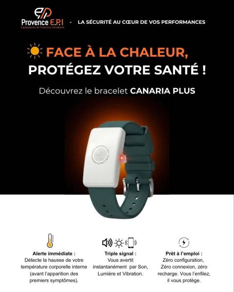 BRACELET DE PREVENTION CONTRE LES COUPS DE CHALEUR
